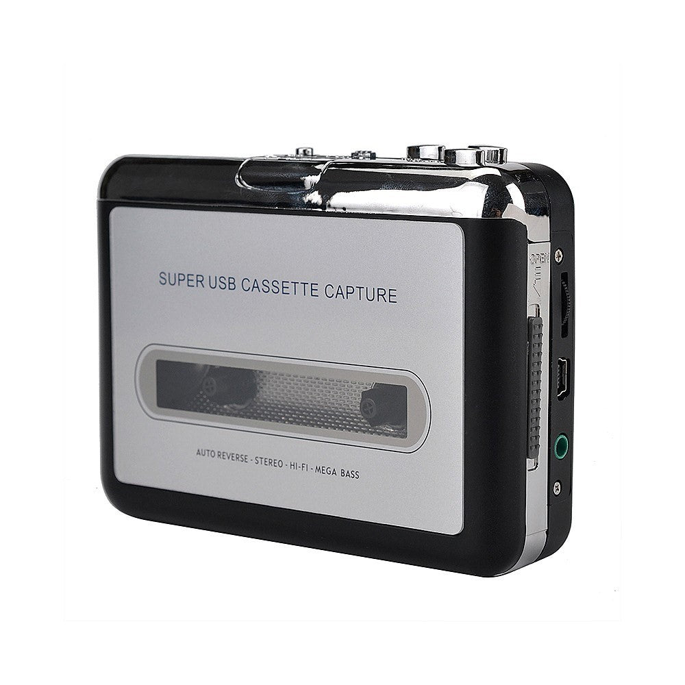 USB kassetteafspiller bærbar båndafspiller optager MP3-/CD-lydmusik via USB til bærbar PC og Mac