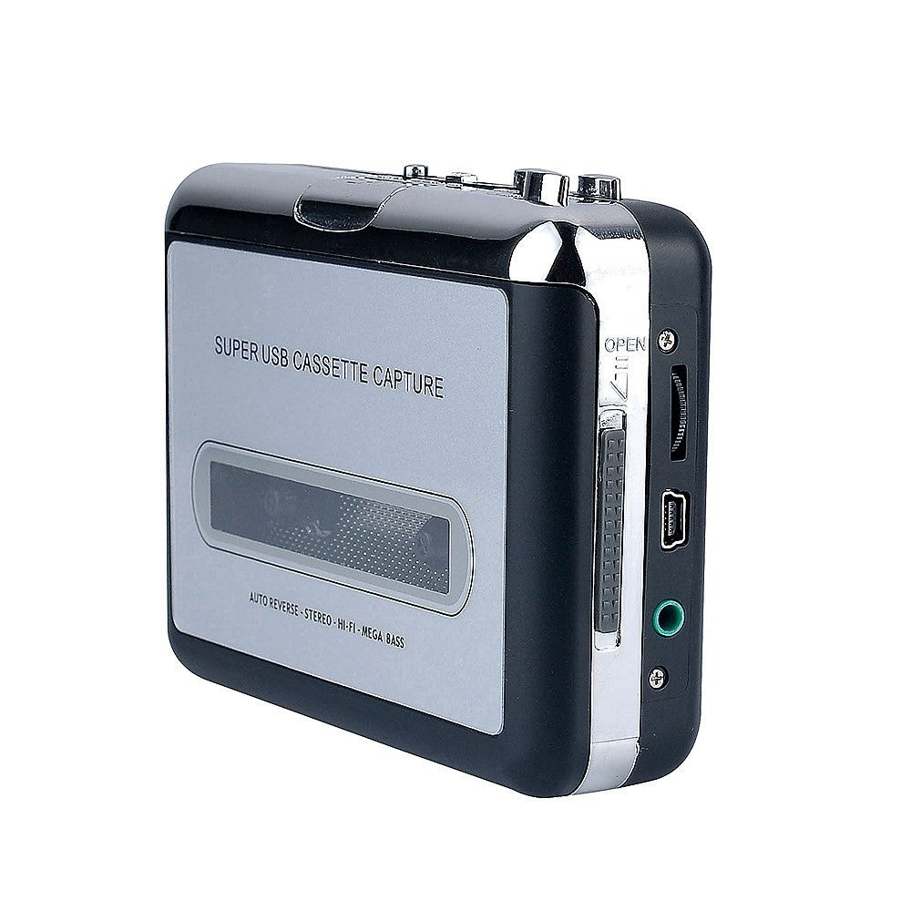 USB kassetteafspiller bærbar båndafspiller optager MP3-/CD-lydmusik via USB til bærbar PC og Mac