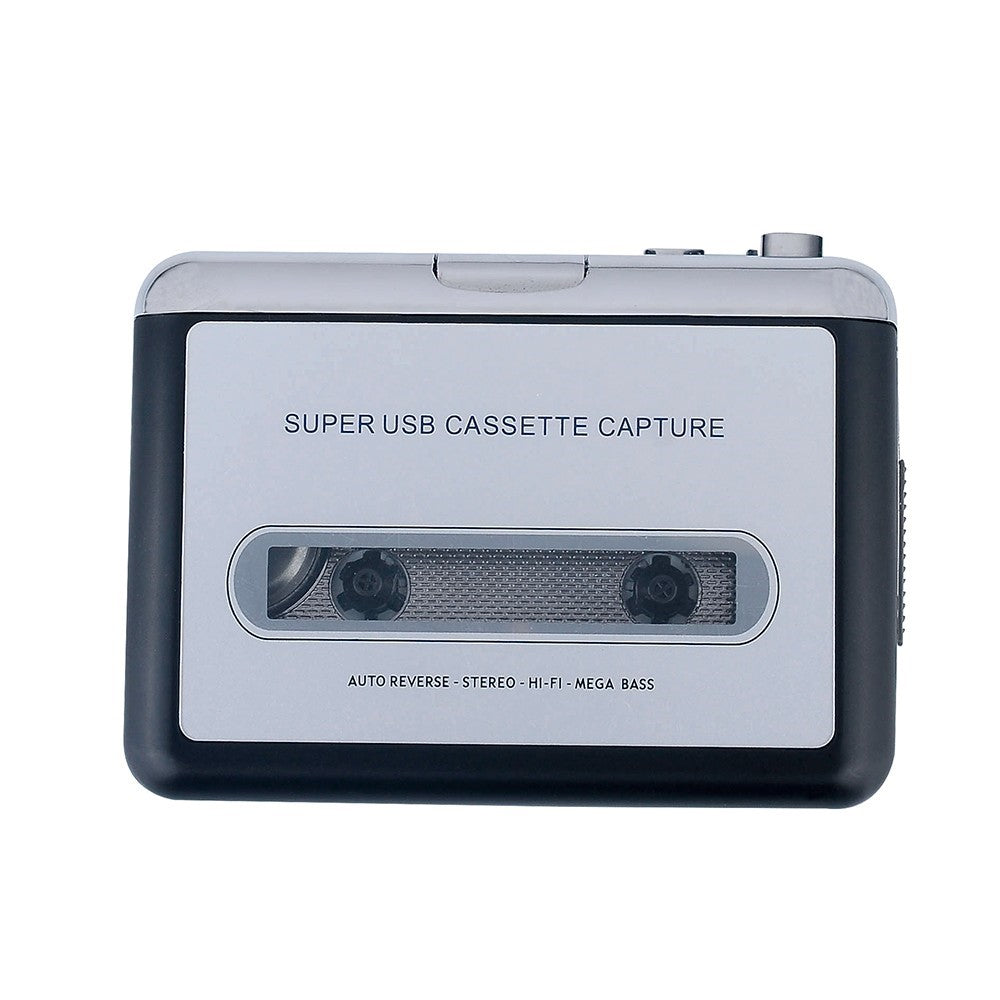 USB kassetteafspiller bærbar båndafspiller optager MP3-/CD-lydmusik via USB til bærbar PC og Mac