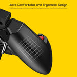 AK77 Mobile Game Controller PUBG Game Controller Gamepad with 6-Finger Gaming Trigger and Cooling Fan