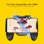 AK77 Mobile Game Controller PUBG Game Controller Gamepad with 6-Finger Gaming Trigger and Cooling Fan