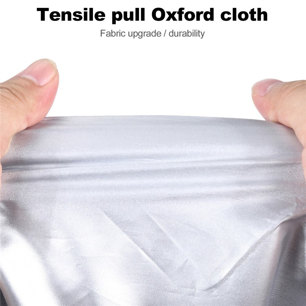 BSDDP 200x90x100cm Motorcycle Cover with Keyhole Oxford Cloth Waterproof Dustproof Motorbike Outdoor Protective Hood Cover