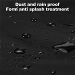 BSDDP 200x90x100cm Motorcycle Cover with Keyhole Oxford Cloth Waterproof Dustproof Motorbike Outdoor Protective Hood Cover