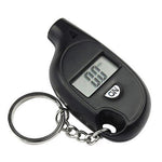 Portable Digital Display Car Tire Air Pressure Gauge Mini Tire Pressure Tester Measuring Tool with Keychain