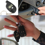 Portable Digital Display Car Tire Air Pressure Gauge Mini Tire Pressure Tester Measuring Tool with Keychain