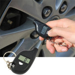 Portable Digital Display Car Tire Air Pressure Gauge Mini Tire Pressure Tester Measuring Tool with Keychain
