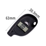 Portable Digital Display Car Tire Air Pressure Gauge Mini Tire Pressure Tester Measuring Tool with Keychain