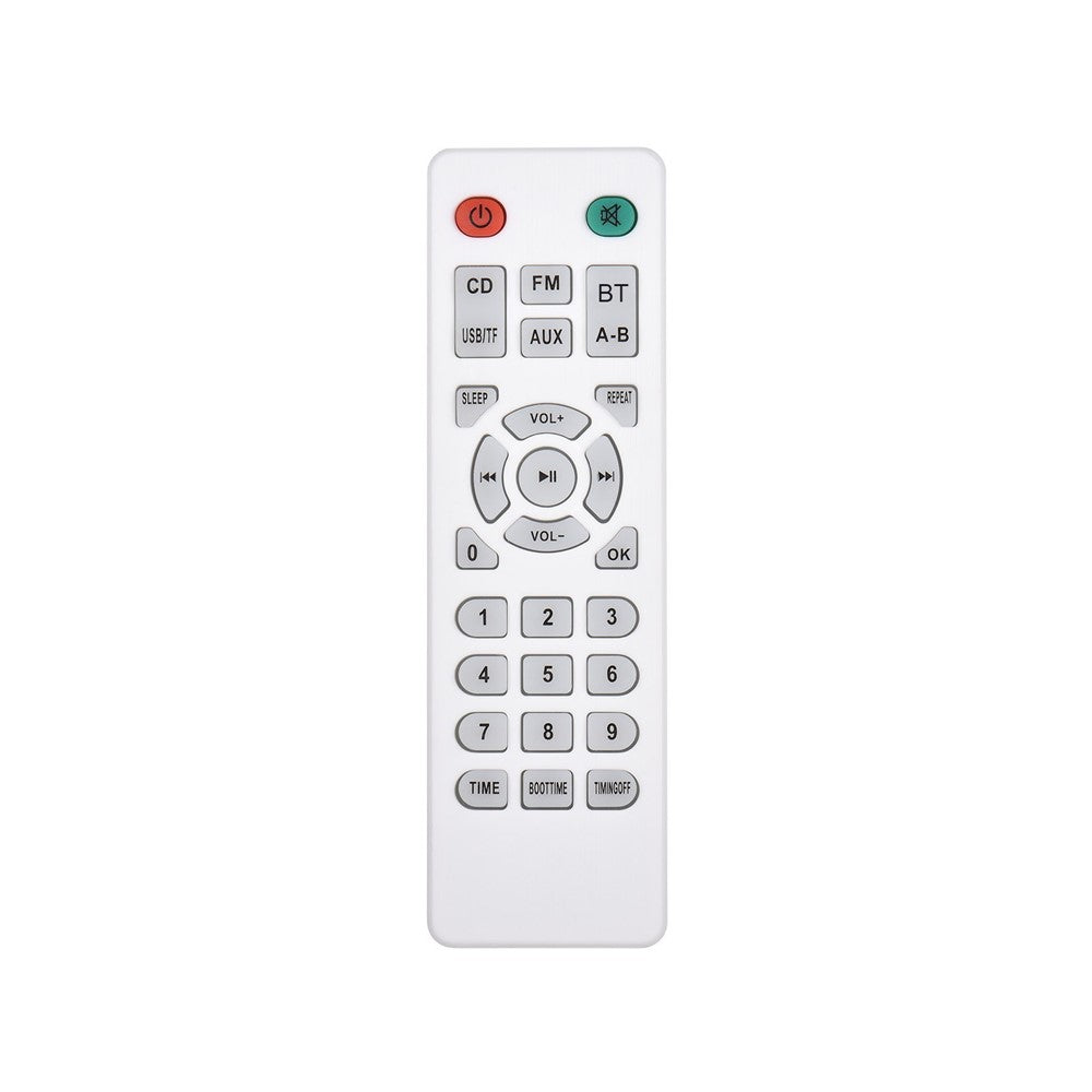 LED Display Wall Mountable CD Player Bluetooth-compatible Speaker with Remote Control FM Radio 3.5mm AUX Input TF Card U Disk Music Player Timing Function