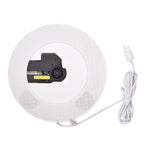 LED Display Wall Mountable CD Player Bluetooth-compatible Speaker with Remote Control FM Radio 3.5mm AUX Input TF Card U Disk Music Player Timing Function