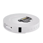LED Display Wall Mountable CD Player Bluetooth-compatible Speaker with Remote Control FM Radio 3.5mm AUX Input TF Card U Disk Music Player Timing Function
