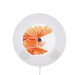 LED Display Wall Mountable CD Player Bluetooth-compatible Speaker with Remote Control FM Radio 3.5mm AUX Input TF Card U Disk Music Player Timing Function