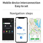 Car HUD Head Up Display Digital OBD2 GPS Interface Smart Speedometer with Over Speed Warning, Mileage Measurement, Time, Direction, Altitude