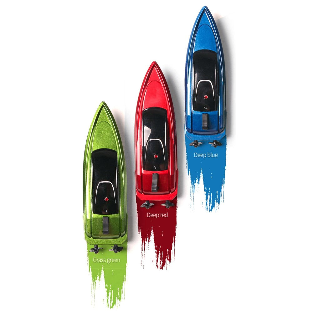 2.4GHz Mini RC Boat Remote Control Boat Waterproof RC Toy Kids Gift