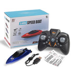 2.4GHz Mini RC Boat Remote Control Boat Waterproof RC Toy Kids Gift