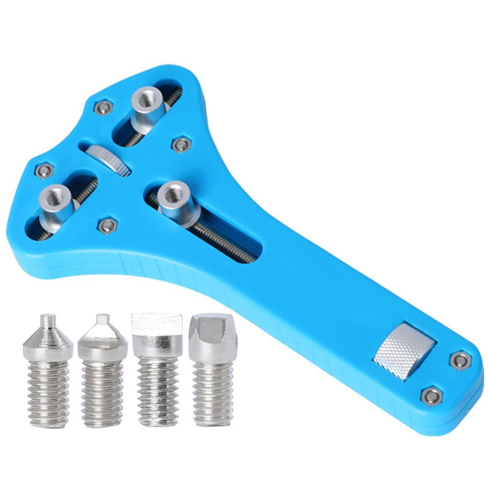 Universal Durable Watch Case Opener 3 Prongs Adjustable Watches Back Cover Removing Tool Watch Repairing and Battery Replacement