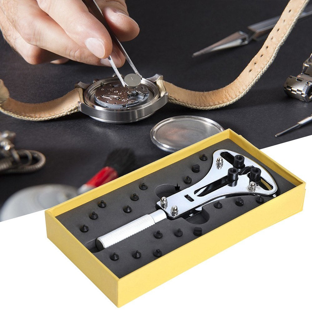 Universal Durable Watch Case Opener 3 Prongs Adjustable Watches Back Cover Removing Tool Watch Repairing and Battery Replacement