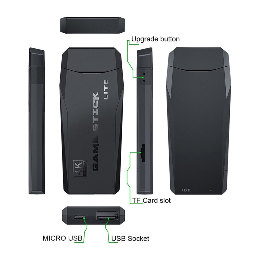 Y3 Lite Video Game Console HD Classic Dual 2.4G Wireless Controllers Game Stick Built-In 10000 Games