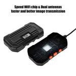2m Hard Wire Wireless Fidelity Connected Industrial Endoscope Borescope IP67 Waterproof Inspection Camera with Built-in 6pcs Dimmable LEDs 3.9mm Lens 1960*1080 Resolution