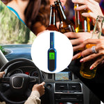 Portable Breath Alcohol Tester with LCD Screen Digital Breathalyzer Blowing Alcohol Tester Handheld Drunk Driving Detection Gauge Battery Powered (No FDA, BPA-Free)