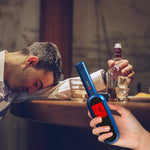Portable Breath Alcohol Tester with LCD Screen Digital Breathalyzer Blowing Alcohol Tester Handheld Drunk Driving Detection Gauge Battery Powered (No FDA, BPA-Free)