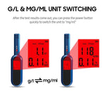 Portable Breath Alcohol Tester with LCD Screen Digital Breathalyzer Blowing Alcohol Tester Handheld Drunk Driving Detection Gauge Battery Powered (No FDA, BPA-Free)