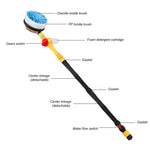 Car Wash Brush High-pressure Foam Car Cleaning Kit 360-degree Spin Car Wash Mop Detachable and Extendable Scrub Brush for Car Home Cleaning and Garden Use