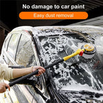 Car Wash Brush High-pressure Foam Car Cleaning Kit 360-degree Spin Car Wash Mop Detachable and Extendable Scrub Brush for Car Home Cleaning and Garden Use