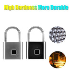 Smart Fingerprint Padlock Small Size Padlock Cabinet Fingerprint Lock Mini Fingerprint Lock
