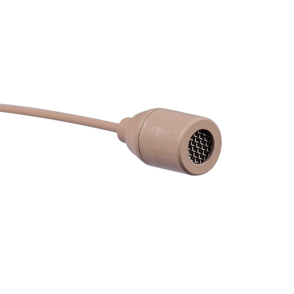 Foldable Headset Microphone Condenser Double Over Ear Earset Headworn Mic 4-pin Mini XLR Plug for Wireless System Bodypack Transmitter