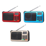 ROLTON W405 FM Digital Radio Portable USB Wired Computer Speaker HiFi Stereo Receiver Support TF Music Play Flashlight