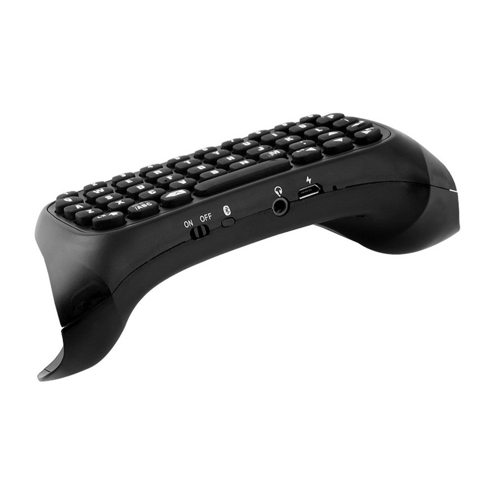 Bærbar 3,5 mm stik Bluetooth-kompatibelt tastatur Trådløst minitastatur til PS4-controller